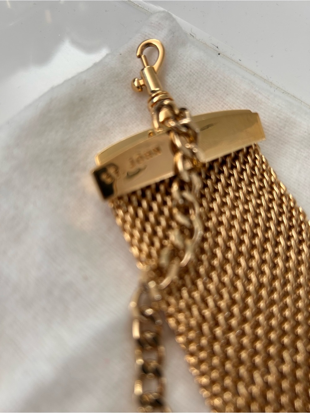 St. John Gold-Tone Multi Strand Chain Belt